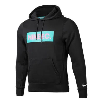 Nike F.c. Football Sweatshirt Fleece Hooded Pullover Men's Black