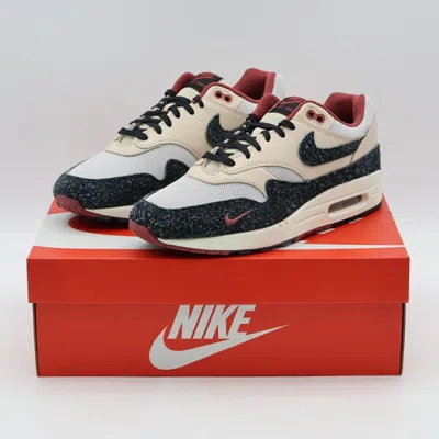 Pre-owned Nike Fd5743-200  Air Max 1 Prm Vast Grey And Pearl White (men's)
