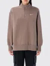 Nike Felpa A Collo Alto In Misto Cotone Con Logo