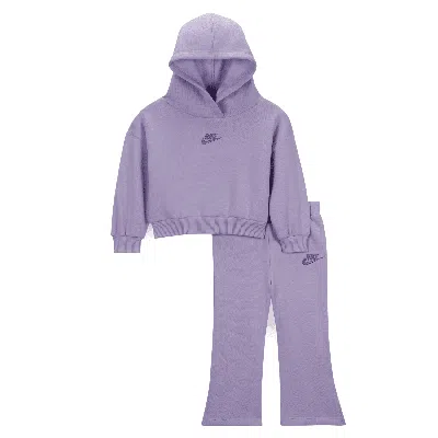 Nike Femme Pop Baby 2-piece Leggings Set In Purple