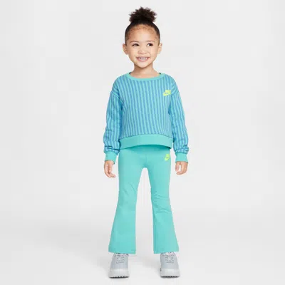Nike Babies' Femme Pop Toddler 2-piece Leggings Set In Green