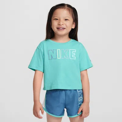 Nike Babies' Femme Pop Toddler T-shirt In Green