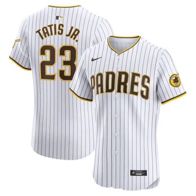 Nike Fernando Tatã­s Jr. San Diego Padres  Men's Dri-fit Adv Mlb Elite Jersey In White
