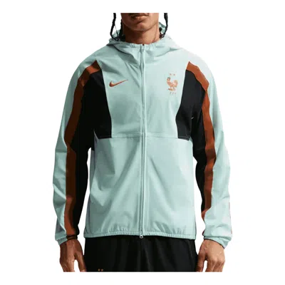 Nike Fff Energy Dri-fit Woven Jacket 'igloo Black Dark Russet' In Green
