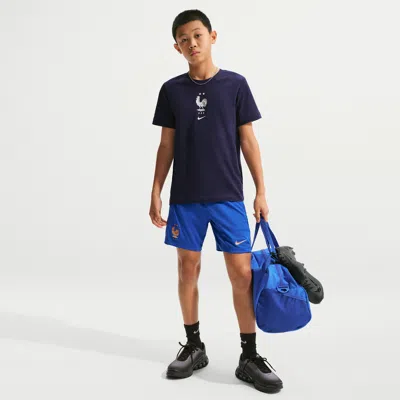 Nike Fff Strike Big Kids'  Dri-fit Soccer Knit Shorts In Blue