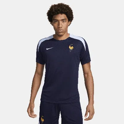 Nike Fff Strike  Men's Dri-fit Soccer Short-sleeve Knit Top In Blue