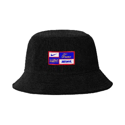 Nike Fff  Unisex Soccer Corduroy Bucket Cap In Black