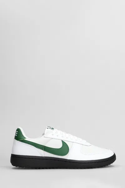 Nike Field General 82 Sneakers In White Leather And Fabric