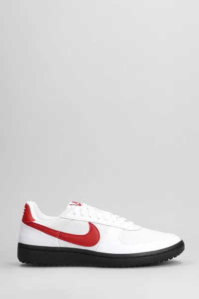Nike Field General 82 Sp Sneakers In White Leather And Fabric