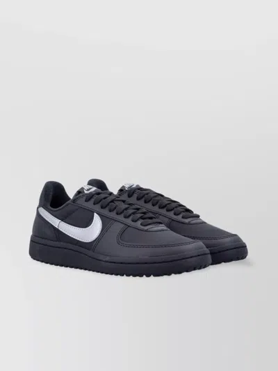 Nike Field General Rubber Sole Sneakers In Black