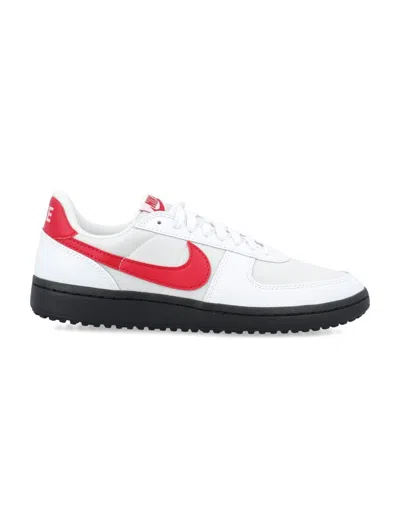 Nike | Field General 82 White Sneakers In White/varsity Red-black