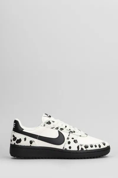 Nike Field General Sneakers In White Leather