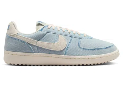 Pre-owned Nike Field General (women's) Sneakers In Denim Turquoise/fir/soft Yellow