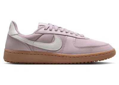 Pre-owned Nike Field General (women's) Sneakers In Platinum Violet/gum Dark Brown/sail
