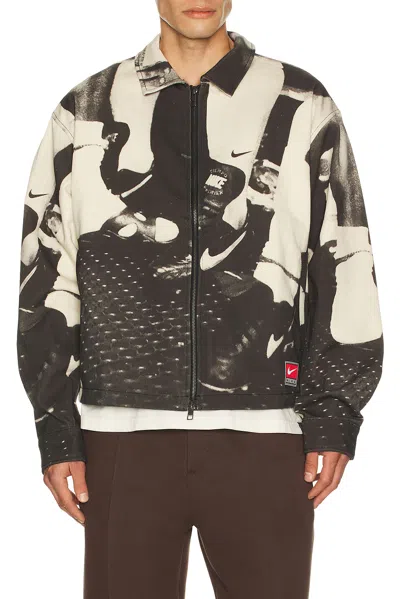 Nike Field Sport Jacket In Black