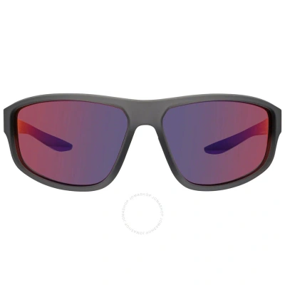 Nike Field Tint Rectangular Men's Sunglasses Brazen Fuel E Dj0804 021 62 14 In Dark / Gray
