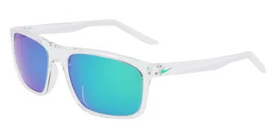 Nike Fire L P N Iu4690x Polarized 900 Occhiali Da Sole Chiari Per Uomo In White