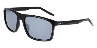 Nike Fire P N Iu8024x Polarized 010 Occhiali Da Sole Neri Per Uomo In Purple