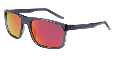 Nike Fire P N Iu8024x Polarized 021 Occhiali Da Sole Grigi Per Uomo In Purple