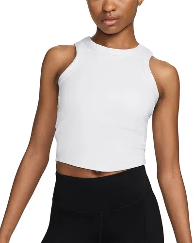 Nike Fitted Racerback Crop Tank In Animal Print