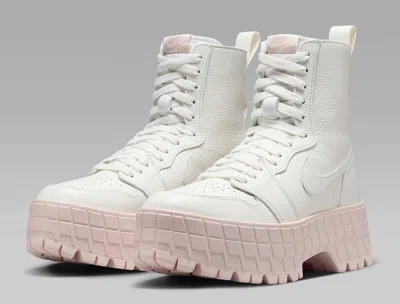 Pre-owned Nike Fj5737-116  Air Jordan 1 Brooklyn Legend Pink (women's)