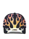 Nike Flame-embroidered Baseball Cap In Brown