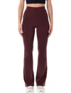 Nike Flared Leggings In Burgundy