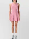 Nike Flared Skirt Mini Dress With Racer Back In Pink