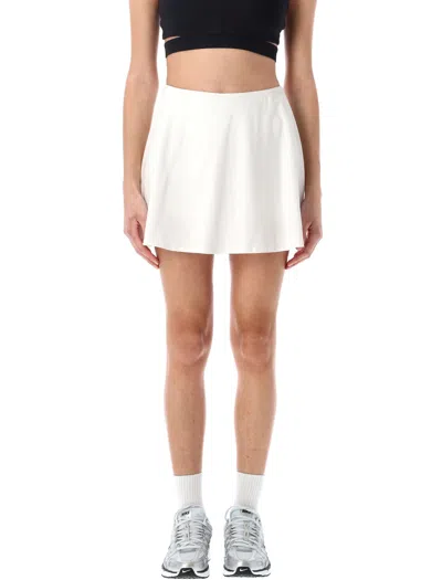 Nike Flared Tennis Skirt With Inner Shorts - Size S In White