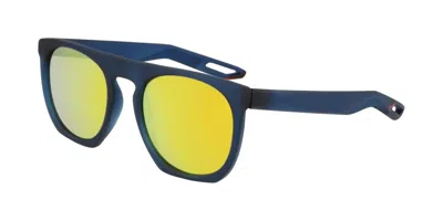 Nike Blue Plastic Sunglasses In Yellow