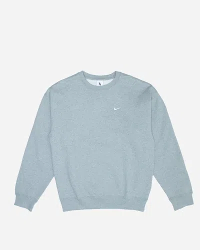Nike Fleece Crewneck In Grey