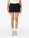 Nike Fleece Drawstring Shorts In Black