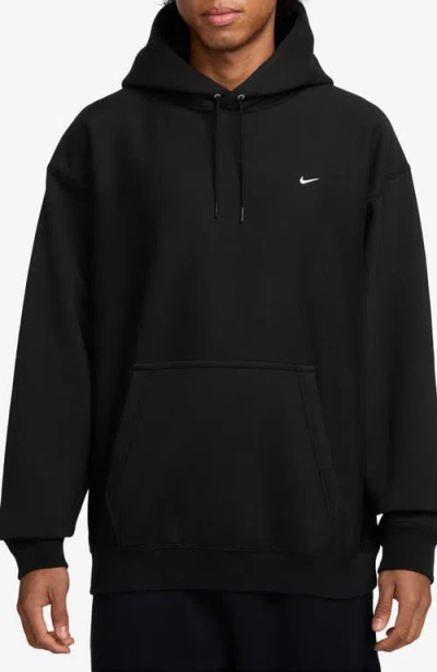 Nike Fleece Hoodie In Black
