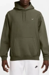 Nike Solo Swoosh Hoodie Full Zip In Green