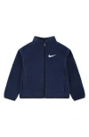 Nike Kids'  Fleece Jacket In Blue