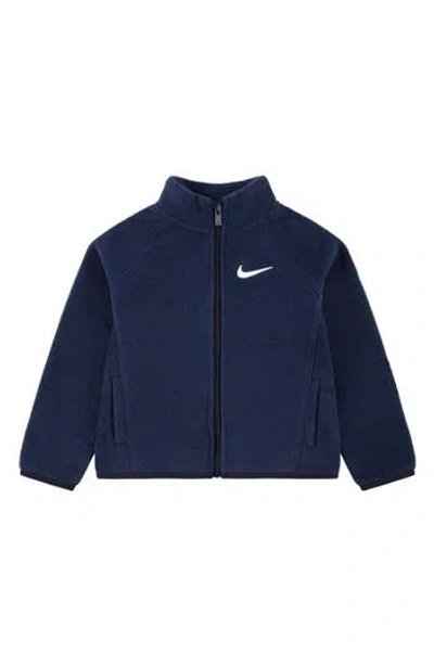 Nike Kids'  Fleece Jacket In Blue