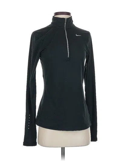 Pre-owned Nike Fleece Jacket In Black