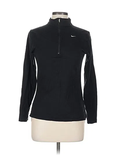 Pre-owned Nike Fleece Jacket In Black