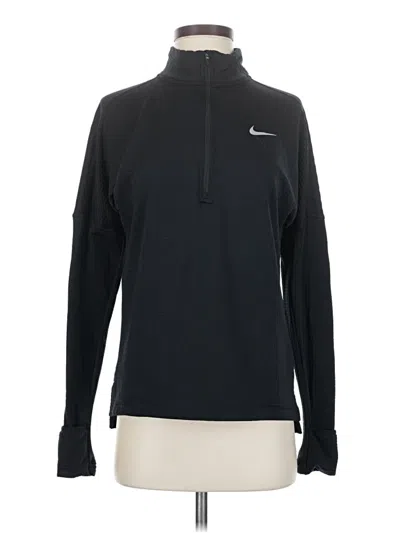 Pre-owned Nike Fleece Jacket In Black