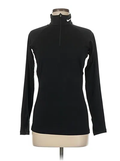 Pre-owned Nike Fleece Jacket In Black