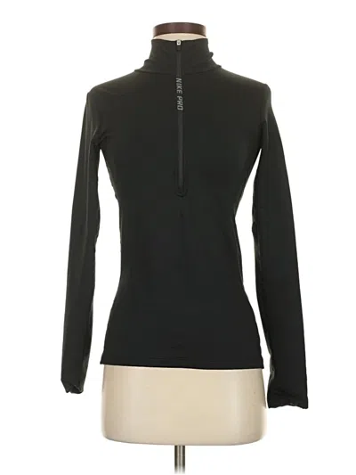 Pre-owned Nike Fleece Jacket In Black