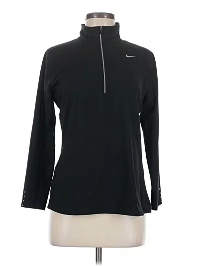 Pre-owned Nike Fleece Jacket In Black