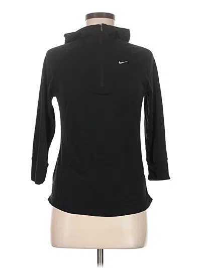 Pre-owned Nike Fleece Jacket In Black