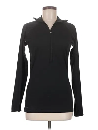 Pre-owned Nike Fleece Jacket In Black