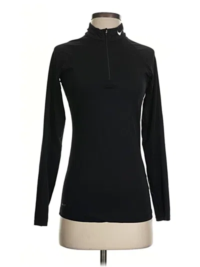 Pre-owned Nike Fleece Jacket In Black
