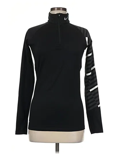 Pre-owned Nike Fleece Jacket In Black