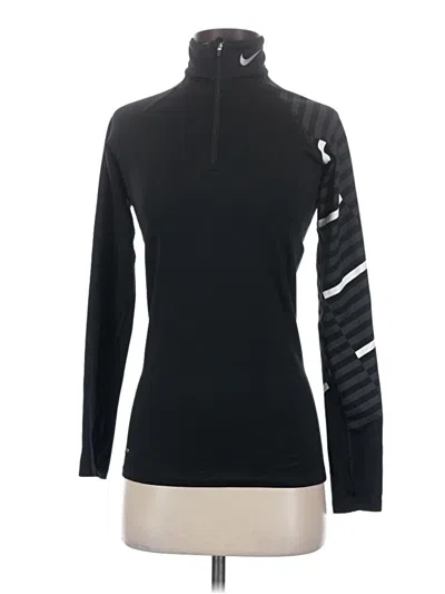 Pre-owned Nike Fleece Jacket In Black