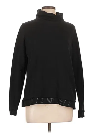 Pre-owned Nike Fleece Jacket In Black