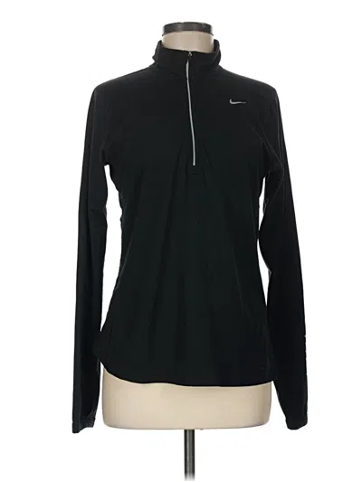 Pre-owned Nike Fleece Jacket In Black