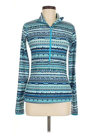 Pre-owned Nike Fleece Jacket In Blue